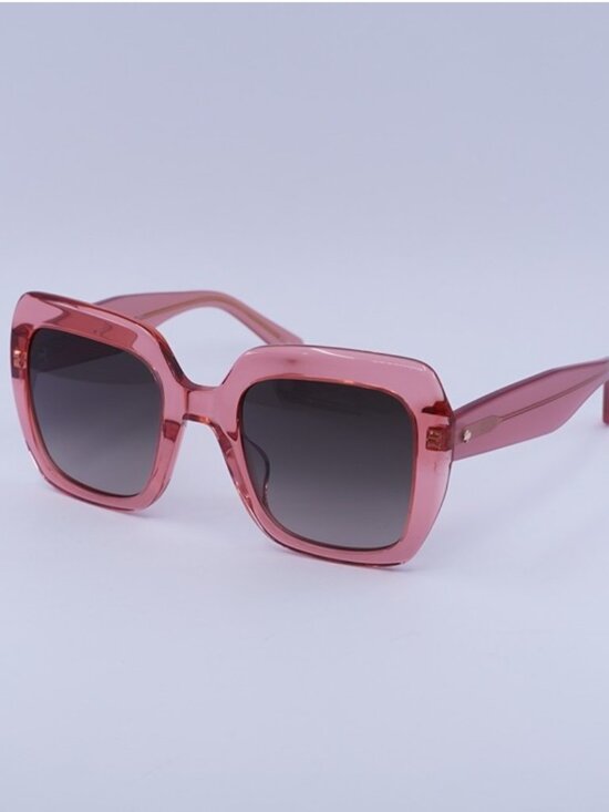 Kate Spade NAOMI/S 0733 HA Sunglasses Transparent Peach Square Frame main image 7